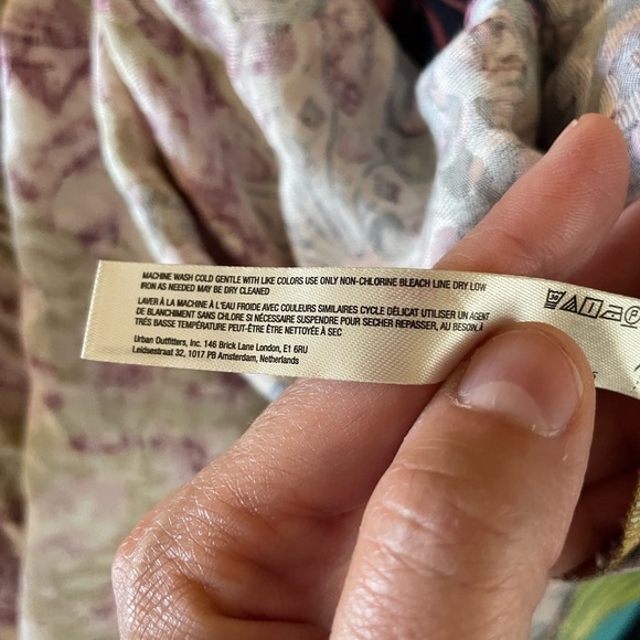 By Anthropologie Size M Long Sleeve Tunic Dress Boho Bohemian - Picture 7 of 9